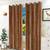 Cecilia window curtain set of 2 orange 5 lp