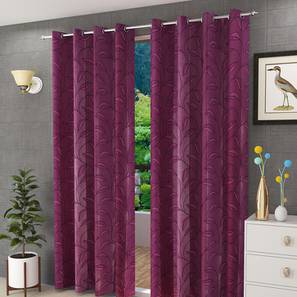 Belmira window curtain set of 2 pink 5 lp