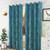 Cinder door curtain set of 2 blue 7 lp