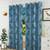Clara door curtain set of 2 blue 7 lp