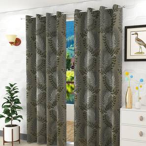 Clara door curtain set of 2 grey 9 lp