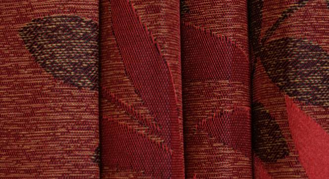 Clara Door Curtain - Set Of 2 (Red, 112 x 213 cm  (44" x 84") Curtain Size) by Urban Ladder - Design 1 Close View - 321700