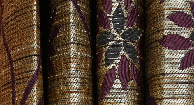 Denise Window Curtain - Set Of 2 (Wine, 112 x 152 cm  (44" x 60") Curtain Size) by Urban Ladder - Design 1 Close View - 321713