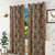 Denise window curtain set of 2 wine 5 lp