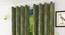 Fernanda Door Curtain - Set Of 2 (Green, 112 x 213 cm  (44" x 84") Curtain Size) by Urban Ladder - Design 1 Half View - 321721