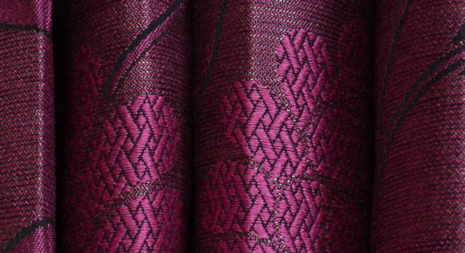 Fernanda Door Curtain - Set Of 2 (Pink, 112 x 213 cm  (44" x 84") Curtain Size) by Urban Ladder - Design 1 Close View - 321737