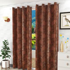 Wall Curtains Design Rust Polyester Window Curtain