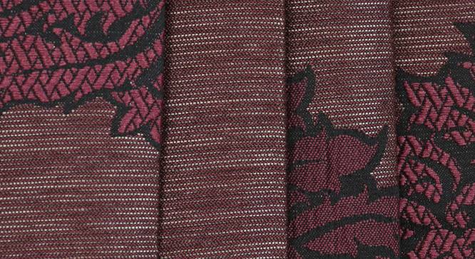 Glaucia Door Curtain - Set Of 2 (Wine, 112 x 213 cm  (44" x 84") Curtain Size) by Urban Ladder - Design 1 Close View - 321771