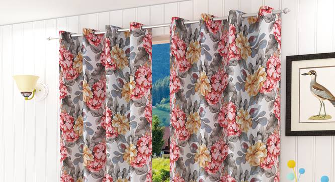 Incarnata Door Curtain - Set Of 2 (112 x 213 cm  (44" x 84") Curtain Size) by Urban Ladder - Design 1 Half View - 321785