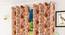 Italica Door Curtain - Set Of 2 (112 x 213 cm  (44" x 84") Curtain Size) by Urban Ladder - Design 1 Half View - 321797