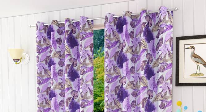 Italica Window Curtain - Set Of 2 (112 x 152 cm  (44" x 60") Curtain Size) by Urban Ladder - Design 1 Half View - 321856