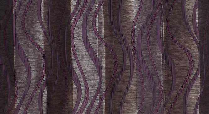 Kacey Door Curtain - Set Of 2 (Wine, 112 x 213 cm  (44" x 84") Curtain Size) by Urban Ladder - Design 1 Close View - 321861