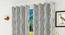 Juniper Door Curtain - Set Of 2 (Black, 112 x 213 cm  (44" x 84") Curtain Size) by Urban Ladder - Design 1 Half View - 321871