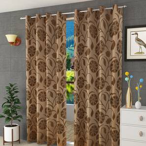Home Decor In Varanasi Design Gold Polyester Door Curtain