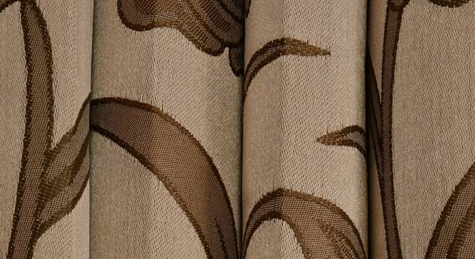 Kaia Door Curtain - Set Of 2 (Gold, 112 x 274 cm  (44" x 108") Curtain Size) by Urban Ladder - Design 1 Close View - 321896