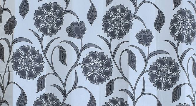 Kaia Door Curtain - Set Of 2 (Grey, 112 x 213 cm  (44" x 84") Curtain Size) by Urban Ladder - Design 1 Close View - 321904