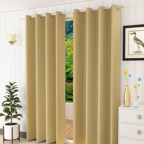 Lillian door curtain set of 2 beige 7 lp