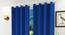Lillian Door Curtain - Set Of 2 (Blue, 112 x 213 cm  (44" x 84") Curtain Size) by Urban Ladder - Design 1 Half View - 321943