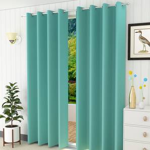 Lillian door curtain set of 2 aqua 7 lp