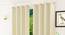 Lillian Door Curtain - Set Of 2 (Cream, 112 x 213 cm  (44" x 84") Curtain Size) by Urban Ladder - Design 1 Half View - 321981