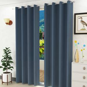 Curtains In Mumbai Design Dark Grey Polyester Door Curtain