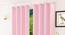 Lillian Door Curtain - Set Of 2 (Pink, 112 x 213 cm  (44" x 84") Curtain Size) by Urban Ladder - Design 1 Half View - 322022