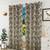 Lillian window curtain set of 2 brown 5 lp