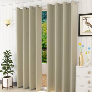 Being At Home Design Lillian Window Curtain - Set Of 2 (Grey, 112 x 152 cm  (44" x 60") Curtain Size)