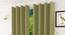 Lillian Window Curtain - Set Of 2 (Green, 112 x 152 cm  (44" x 60") Curtain Size) by Urban Ladder - Design 1 Half View - 322090