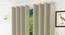 Lillian Window Curtain - Set Of 2 (Grey, 112 x 152 cm  (44" x 60") Curtain Size) by Urban Ladder - Design 1 Half View - 322098