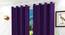 Livisa Door Curtain - Set Of 2 (Purple, 112 x 274 cm  (44" x 108") Curtain Size) by Urban Ladder - Design 1 Half View - 322116