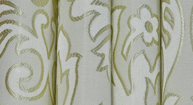 Magnolia Door Curtain - Set Of 2 (Green, 112 x 274 cm  (44" x 108") Curtain Size) by Urban Ladder - Design 1 Close View - 322117