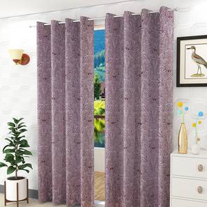 Home Decor In Varanasi Design Purple Poly Cotton Door Curtain
