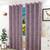 Magnolia door curtain set of 2 purple 7 lp
