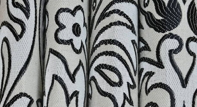 Magnolia Window Curtain - Set Of 2 (Black, 112 x 152 cm  (44" x 60") Curtain Size) by Urban Ladder - Design 1 Close View - 322141