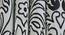 Magnolia Window Curtain - Set Of 2 (Black, 112 x 152 cm  (44" x 60") Curtain Size) by Urban Ladder - Design 1 Close View - 322141