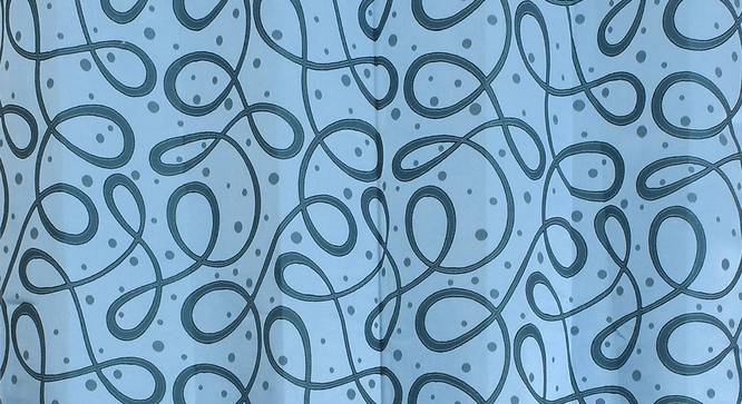 Maren Door Curtain - Set Of 2. (Blue, 112 x 213 cm  (44" x 84") Curtain Size) by Urban Ladder - Design 1 Close View - 322159