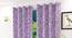 Maren Door Curtain - Set Of 2. (Pink, 112 x 213 cm  (44" x 84") Curtain Size) by Urban Ladder - Design 1 Half View - 322169