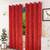 Maren door curtain set of 2 red 7 lp