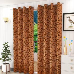 Rust Polyester Door Curtain-image-19