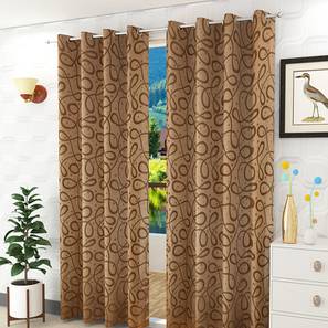 Gold Polyester Window Curtain-image-49