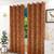 Maren window curtain set of 2 rust 5 lp