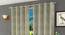 Olivia Door Curtain - Set Of 2 (Black, 112 x 274 cm  (44" x 108") Curtain Size) by Urban Ladder - Design 1 Half View - 322233