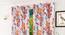 Radiata Door Curtain - Set Of 2 (112 x 274 cm  (44" x 108") Curtain Size) by Urban Ladder - Design 1 Half View - 322257