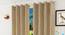 Sage Door Curtain - Set Of 2 (Gold, 112 x 274 cm  (44" x 108") Curtain Size) by Urban Ladder - Design 1 Half View - 322280