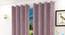 Sage Door Curtain - Set Of 2 (Purple, 112 x 274 cm  (44" x 108") Curtain Size) by Urban Ladder - Design 1 Half View - 322290