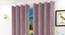 Sage Window Curtain - Set Of 2 (Purple, 112 x 152 cm  (44" x 60") Curtain Size) by Urban Ladder - Design 1 Half View - 322305