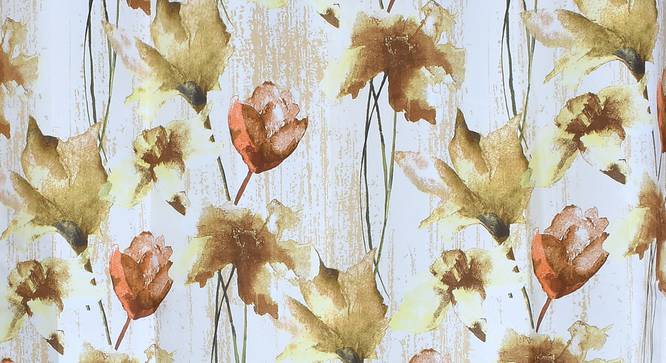 Simia Window Curtain - Set Of 2 (112 x 152 cm  (44" x 60") Curtain Size) by Urban Ladder - Design 1 Close View - 322312