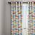 Leon curtain white abstract 7 ft lp