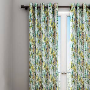 Annie curtain green abstract 7 ft lp